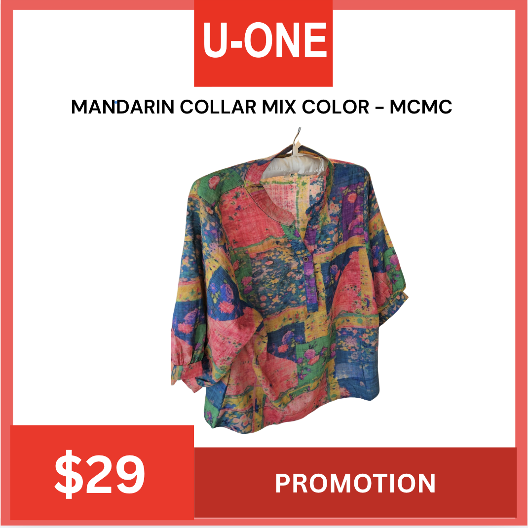 MANDARIN COLLAR MIX COLOR - MCMC