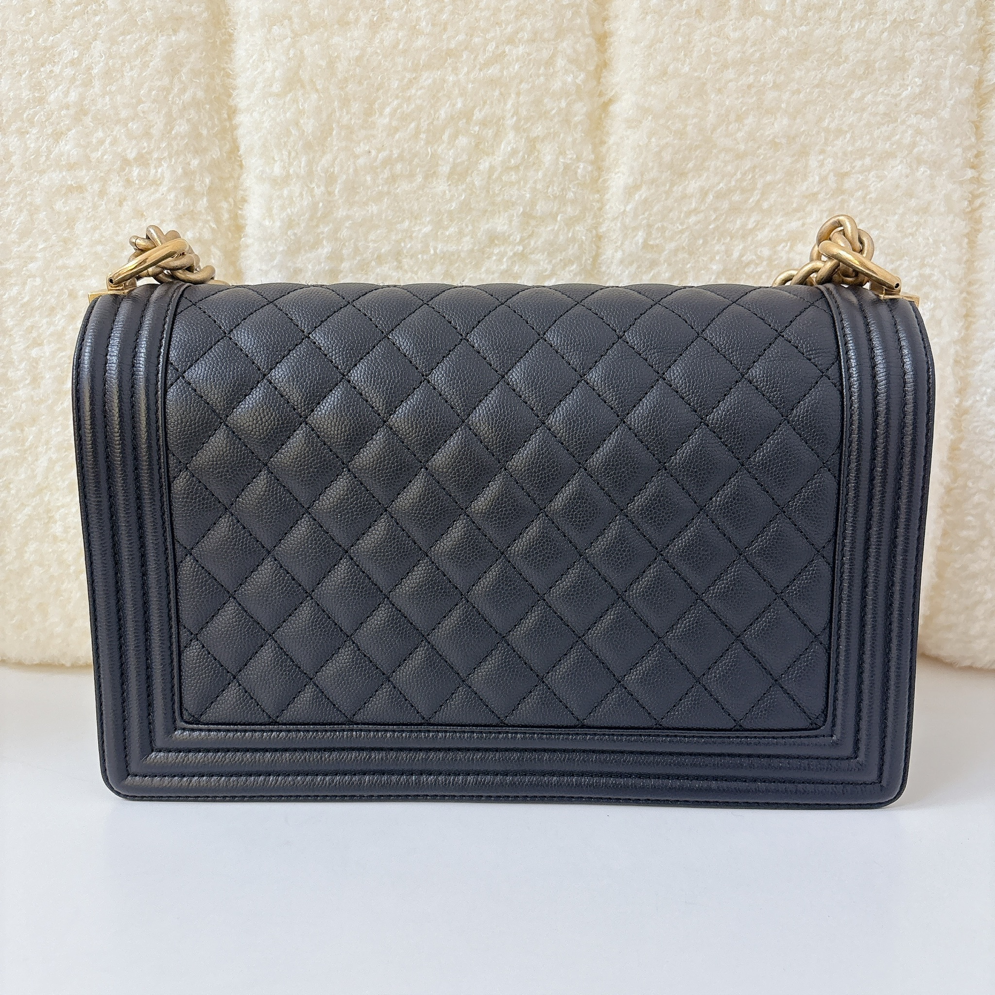 Chanel Boy Flap Bag - Black / GHW