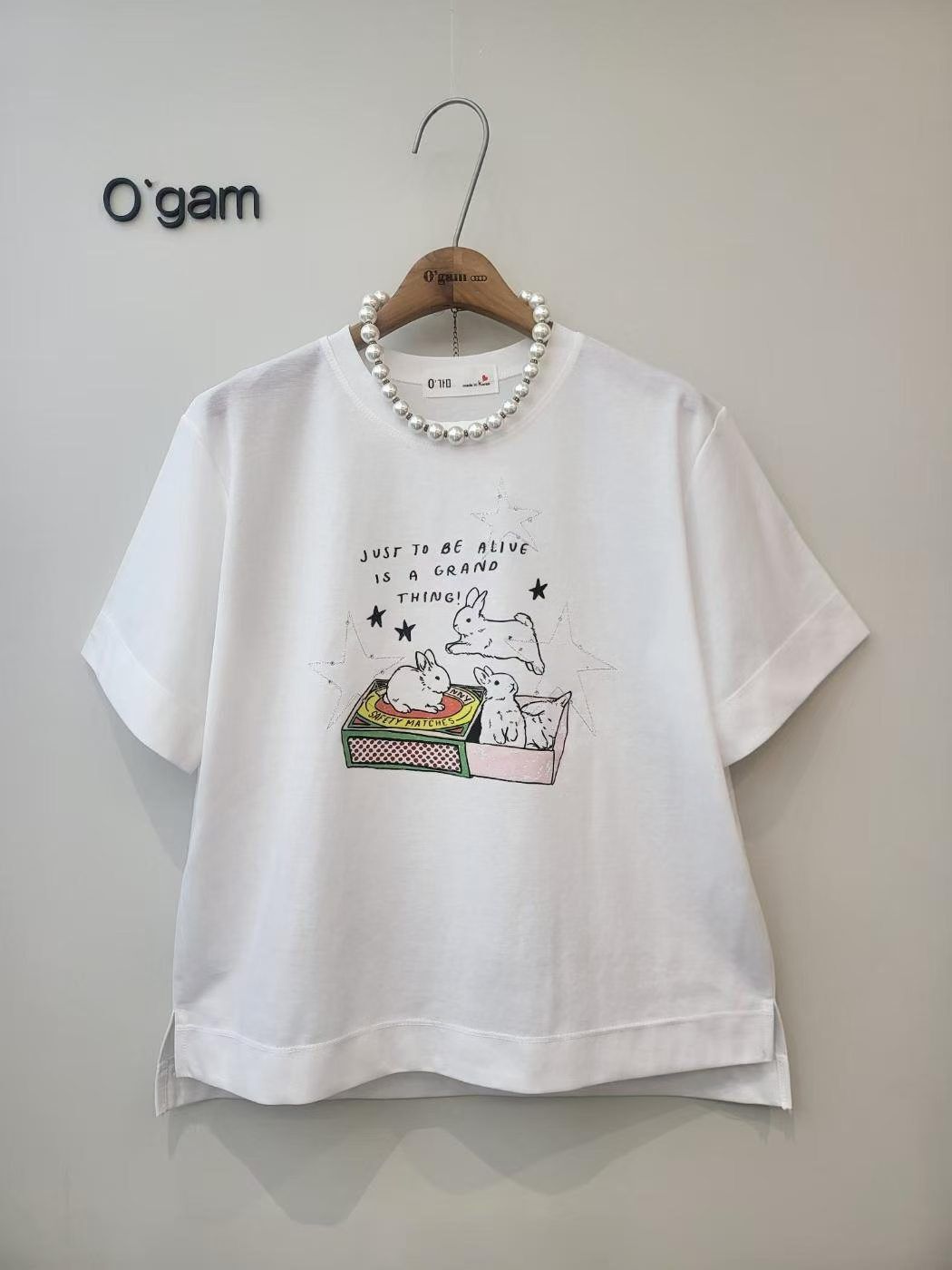 韓國兔仔圖案top~156A