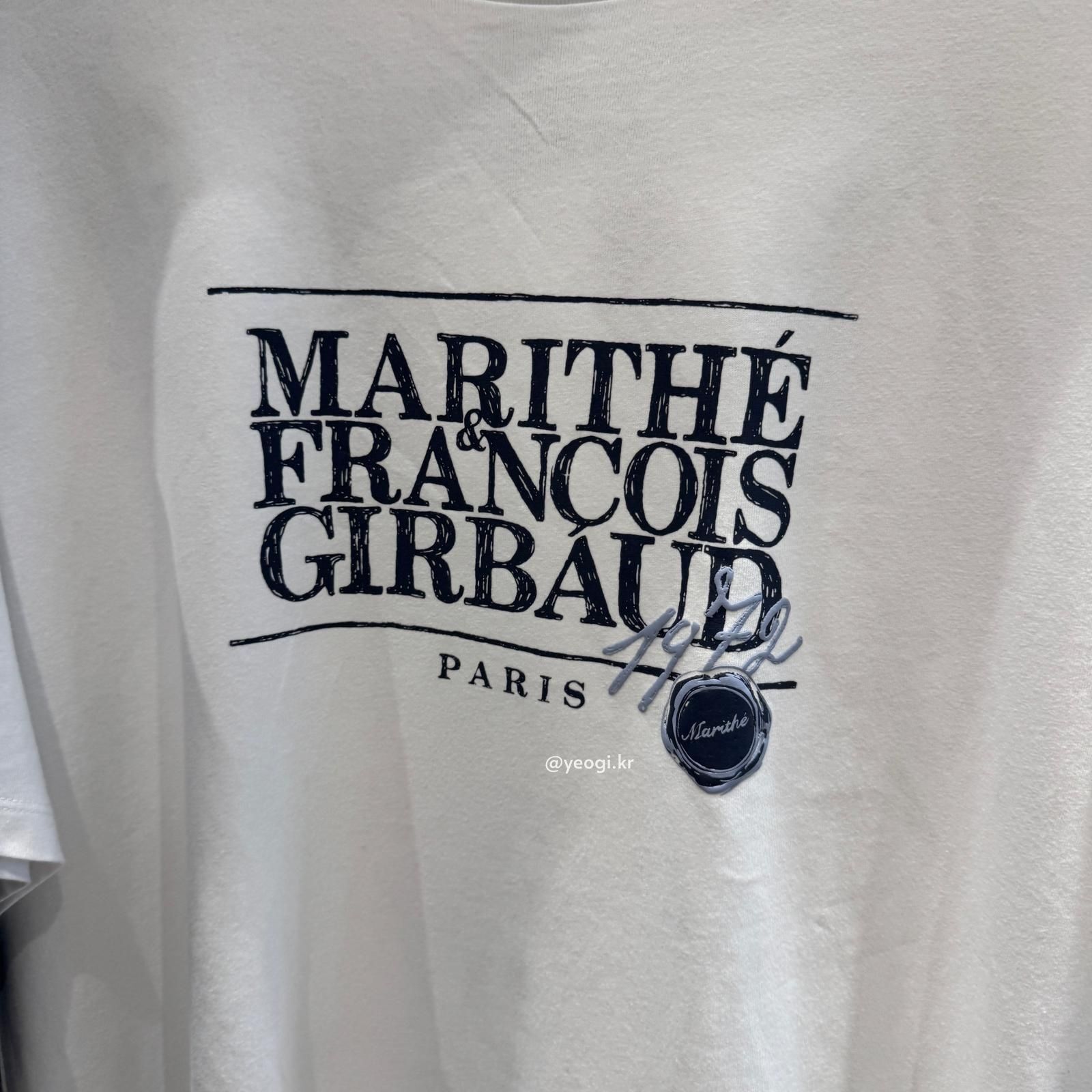 [11/4前入code每件最高可再-$20] MARITHE FRANCOIS GIRBAUD (MFG)｜STAMP CLASSIC LOGO TEE [3 colors]