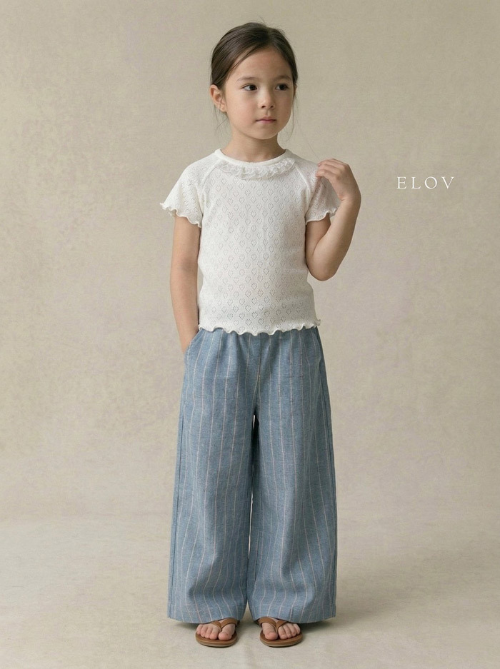 正韓夏Monpetitbebe 小童愛心壓紋上衣