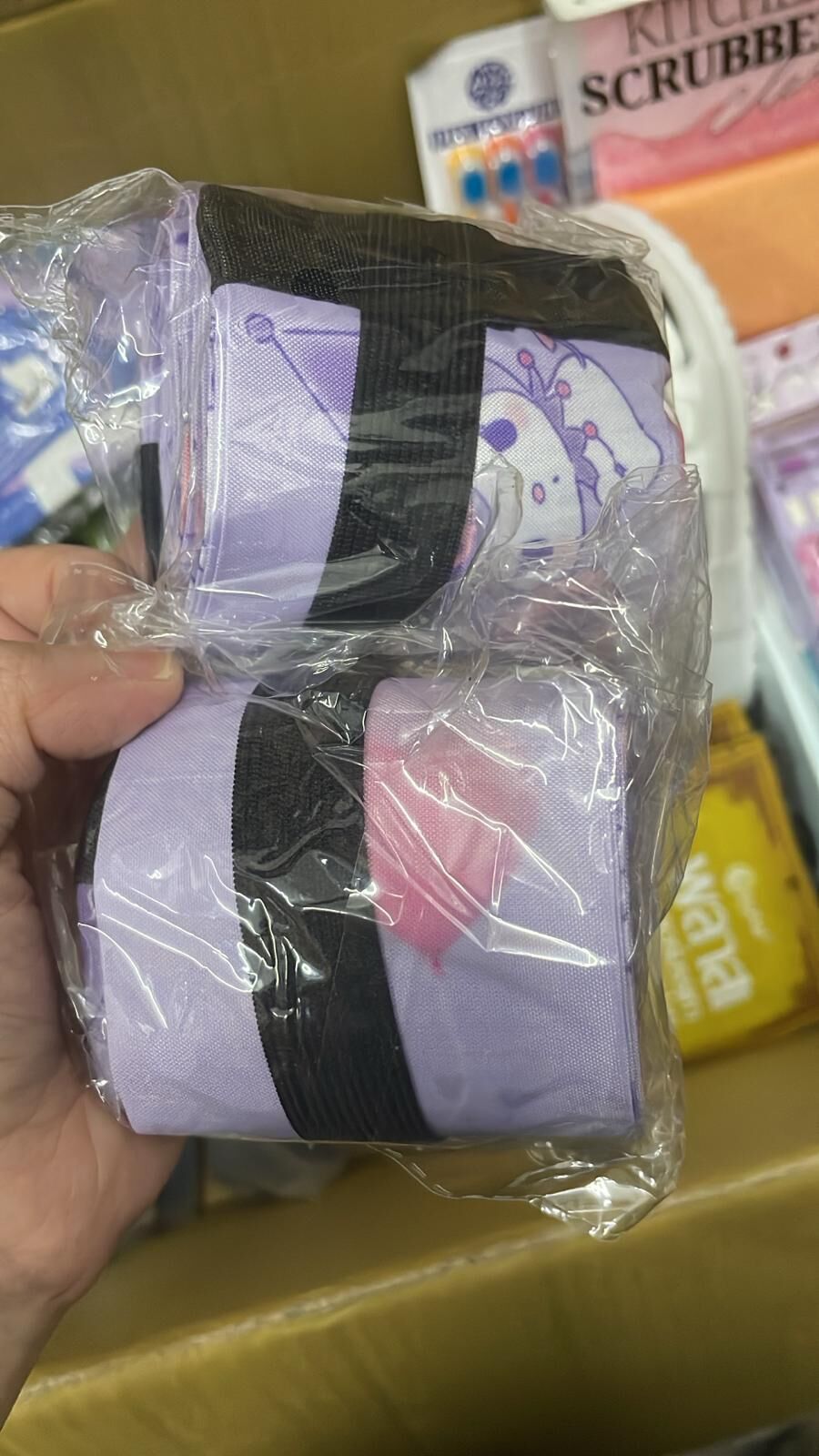 現貨 Sanrio 可折疊特大大容量購物袋（Kuromi)(#919大C)