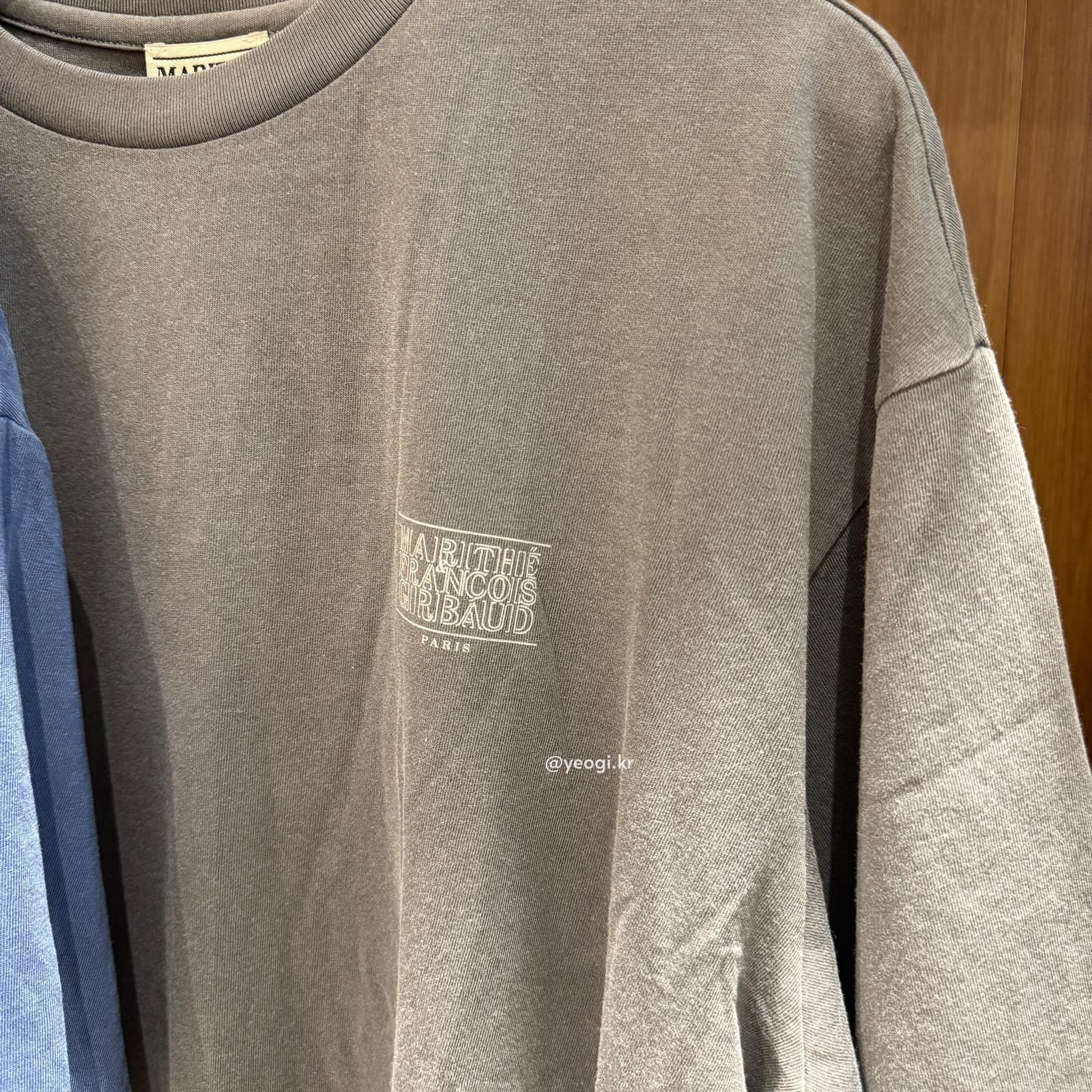 [11/4前入code每件最高可再-$20] MARITHE FRANCOIS GIRBAUD (MFG)｜OUTLINE CLASSIC LOGO DYEING OVERSIZED TEE [2 colors]