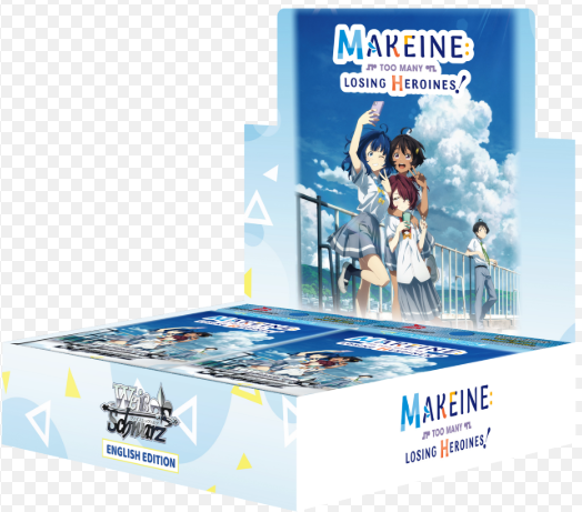 WEISS SCHWARZ CARD GAME BOOSTER PACK TOO MANY LOSING HEROINES!