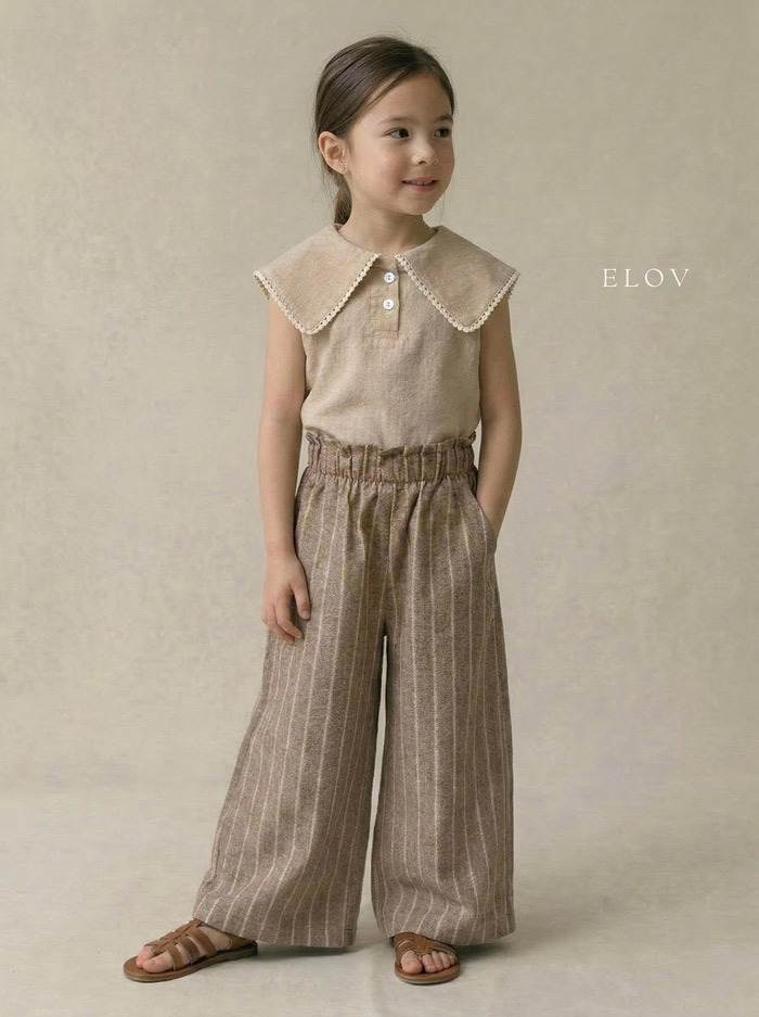 正韓夏Monpetitbebe 小童精緻大方領上衣