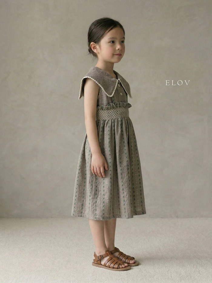 正韓夏Monpetitbebe 小童精緻大方領上衣