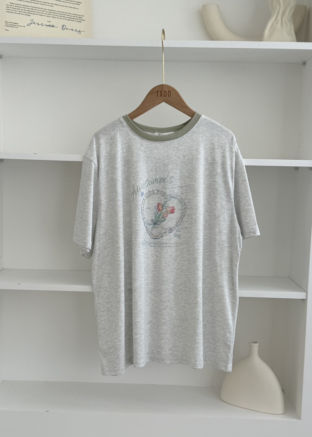 法朵Fado shop｜鬱金香撞色短T 0215005 三色