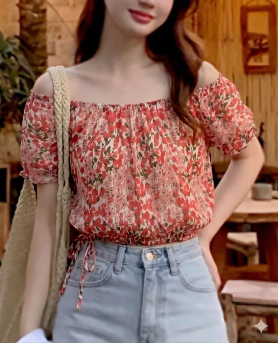 韓國高質碎花圖top~156K