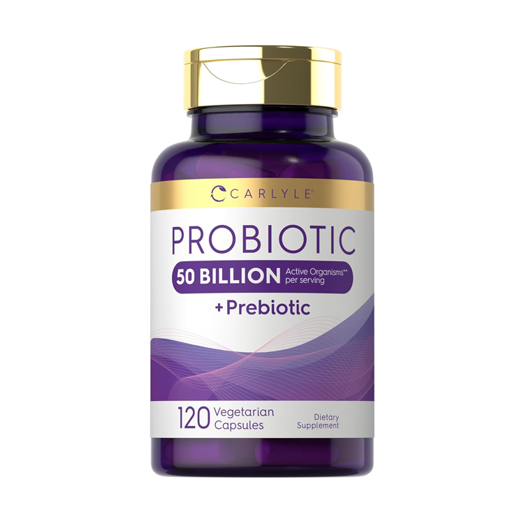 美國Carlyle 14菌株益生菌500億+益生元,120粒膠囊