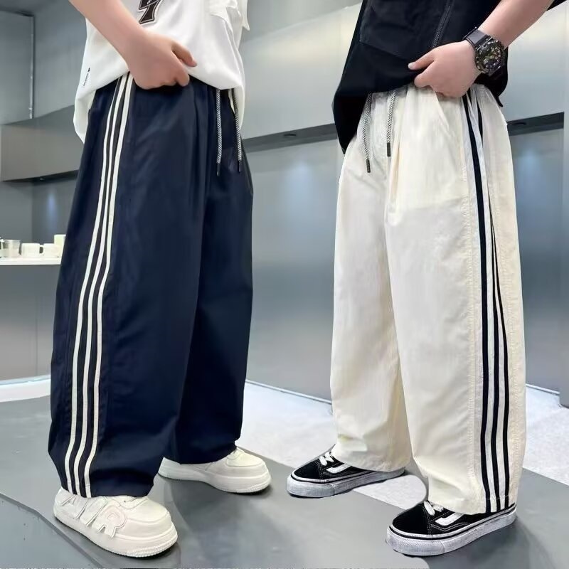 《3156》帥氣大童夏季運動速乾寬褲(120-170)