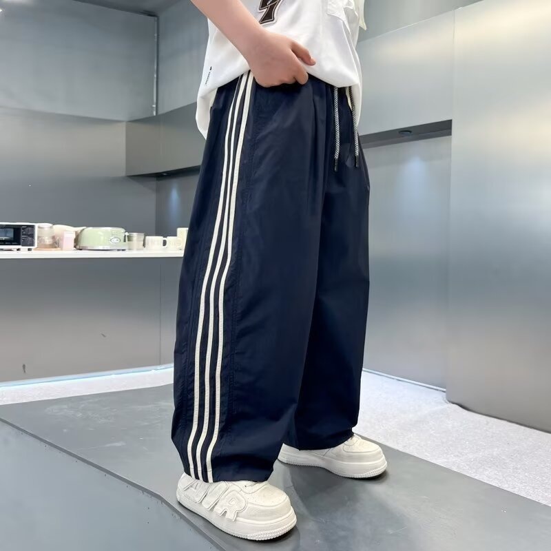 《3156》帥氣大童夏季運動速乾寬褲(120-170)