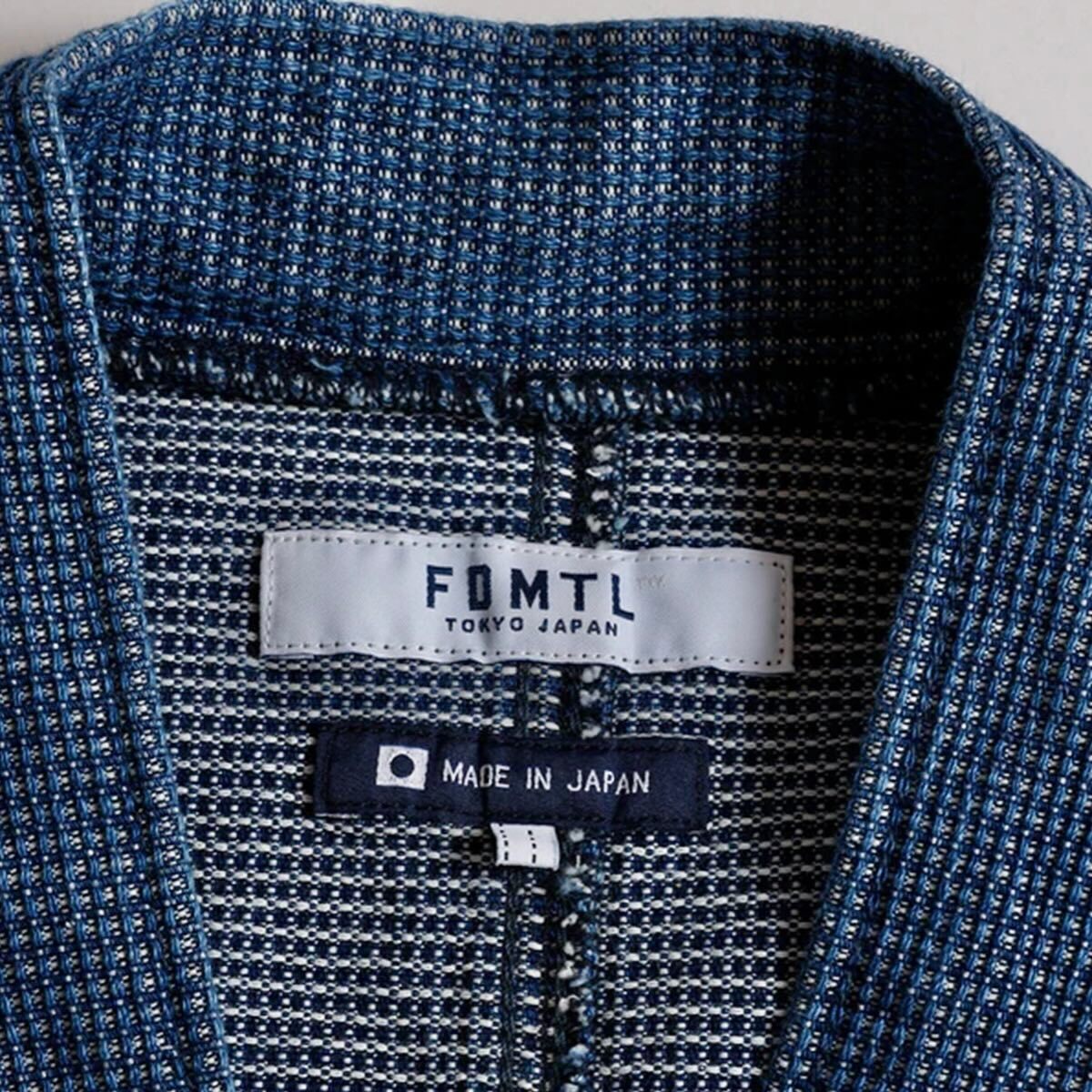 FDMTL JAPAN 2026 INDIGO CARDIGAN 3 YEARS WASH - PRE ORDER ITEM (預訂中)
