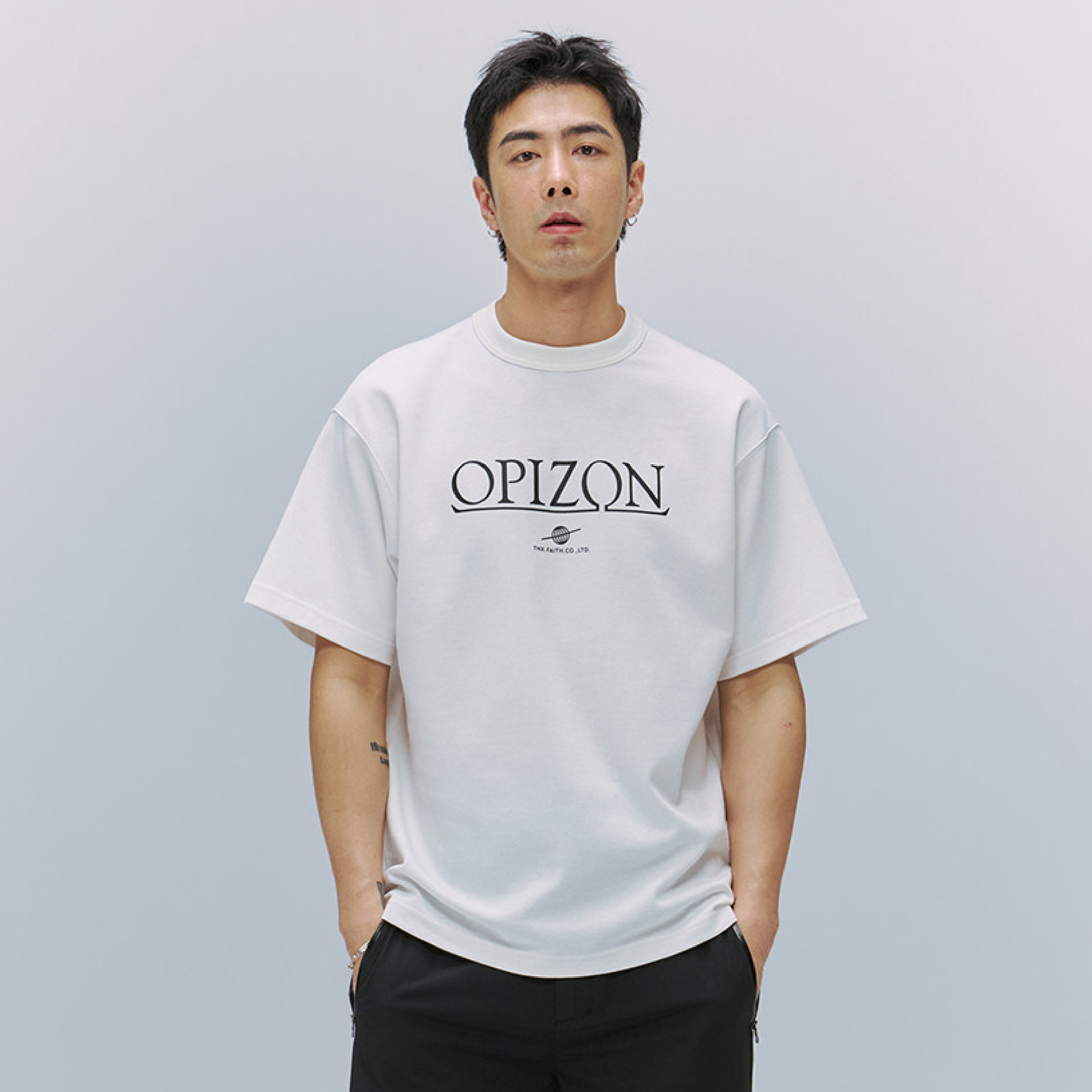 TANOXI Cool Touch Image Tee 地平線印花 涼感短Tee [TNX-T410]