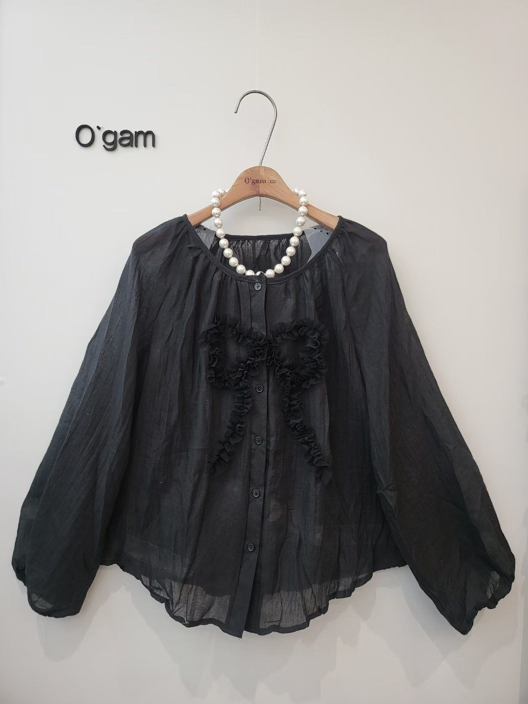 韓國蝴蝶圖案top~156Q