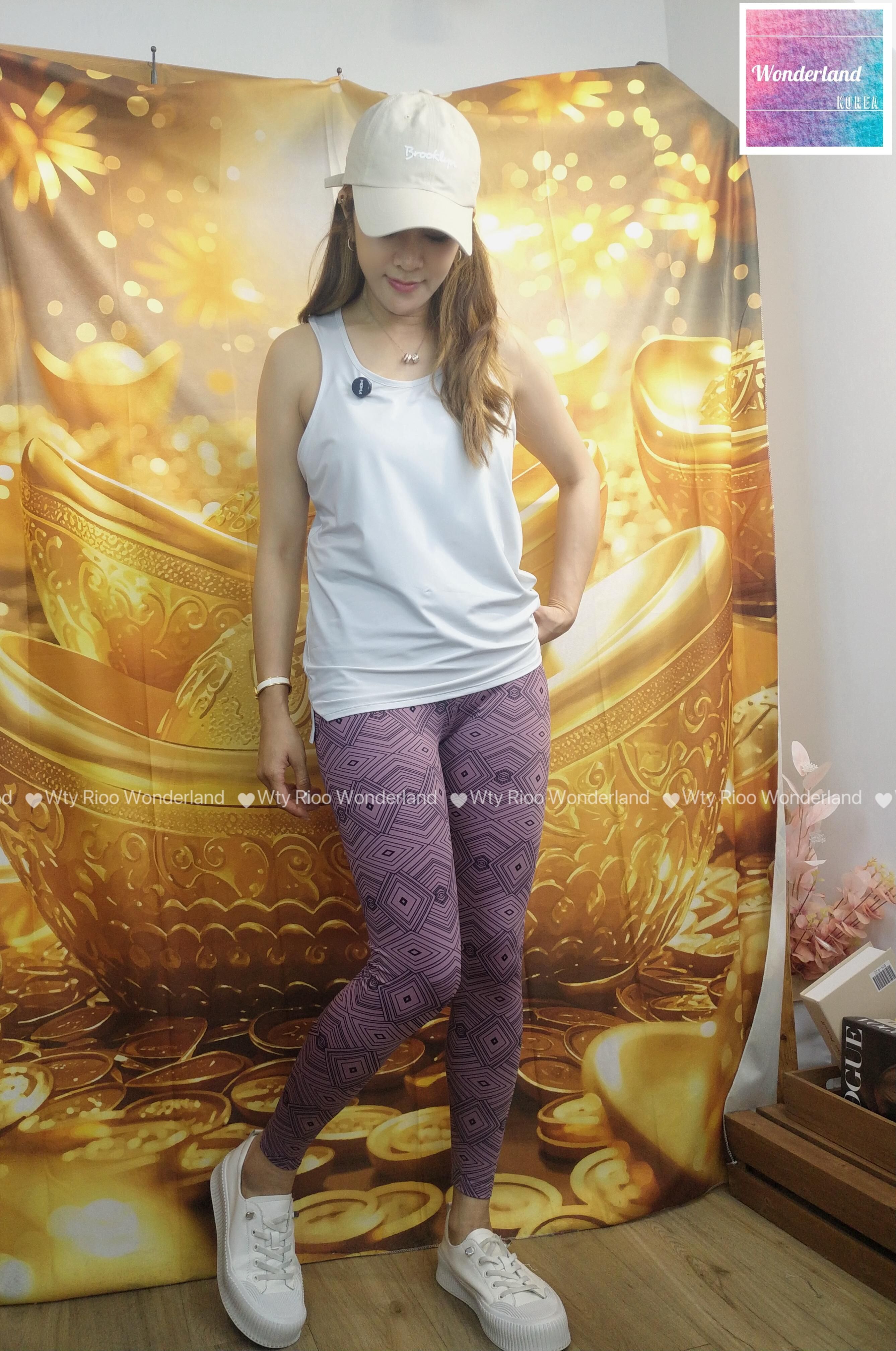 T66-T69 W040306幾何紋瑜珈褲 (021)