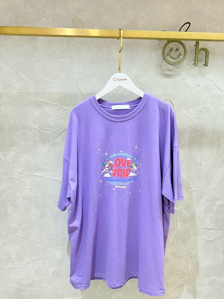 愛神邱比特紫色上衣