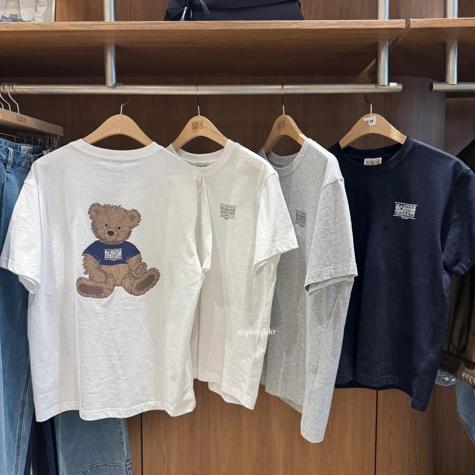 [11/4前入code每件最高可再-$20] MARITHE FRANCOIS GIRBAUD (MFG)｜DOODLE BEAR TEE [4 colors]