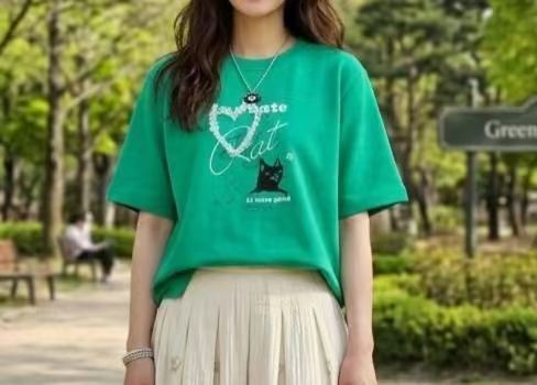 韓國高質貓圖案top~156W