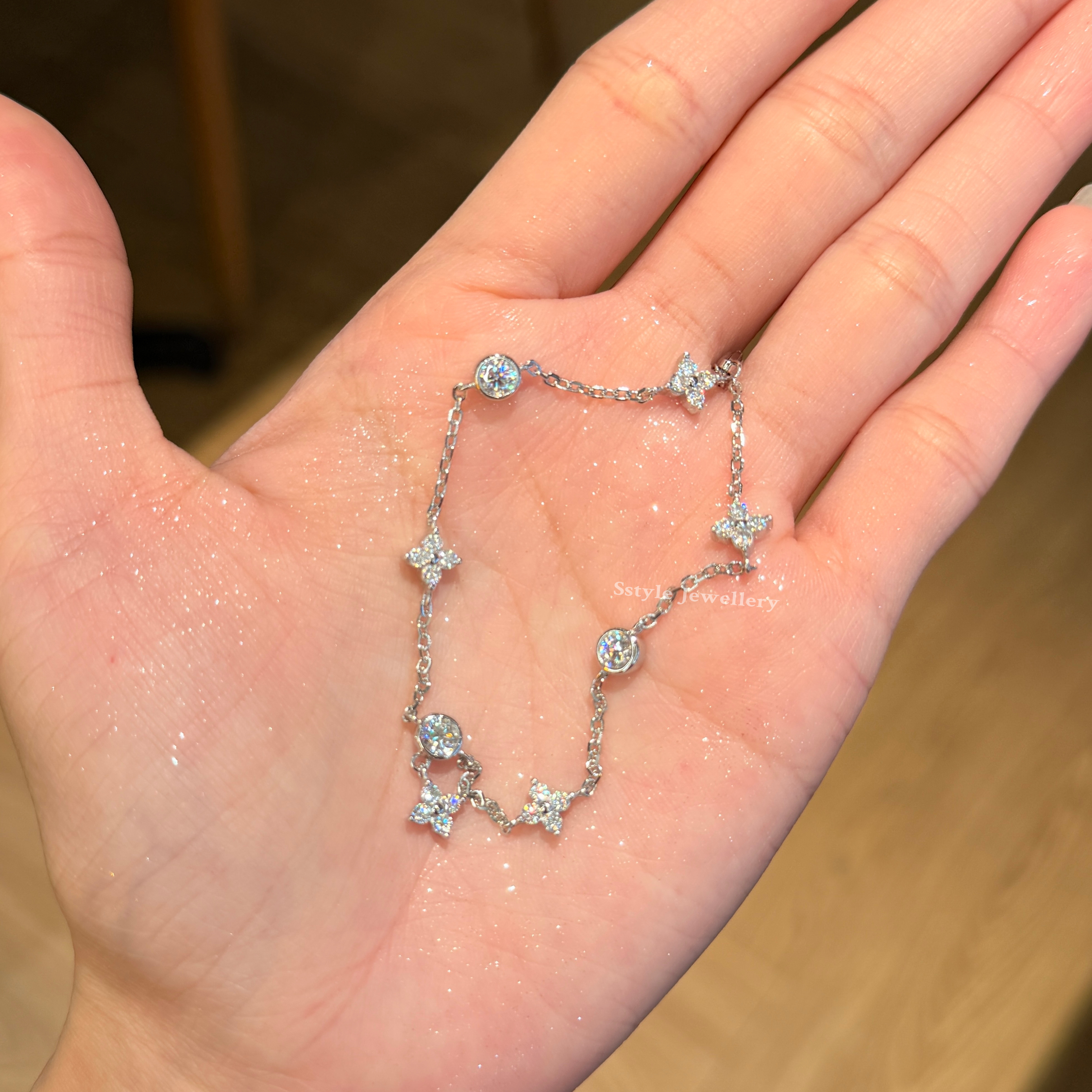 Esme moissanite bracelet