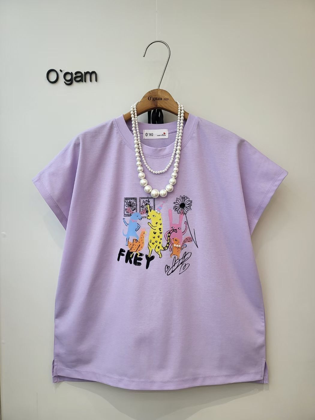 韓國高質公仔圖案top~156Z