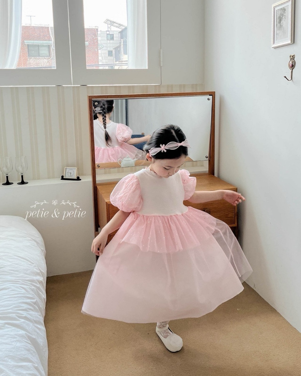 正韓夏Petitpetit 兩色澎澎公主洋裝