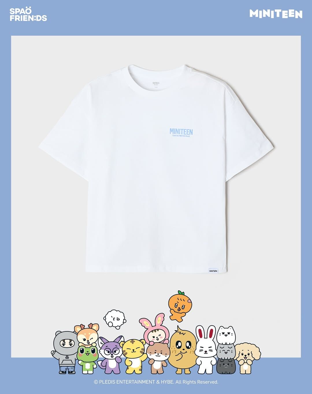 SPAO｜SPAO x MINITEEN 童裝短TEE