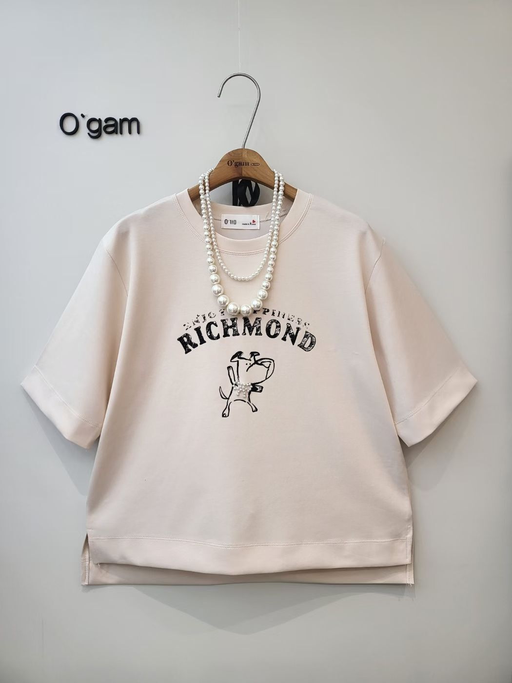 韓國高質狗仔圖案top~156AD