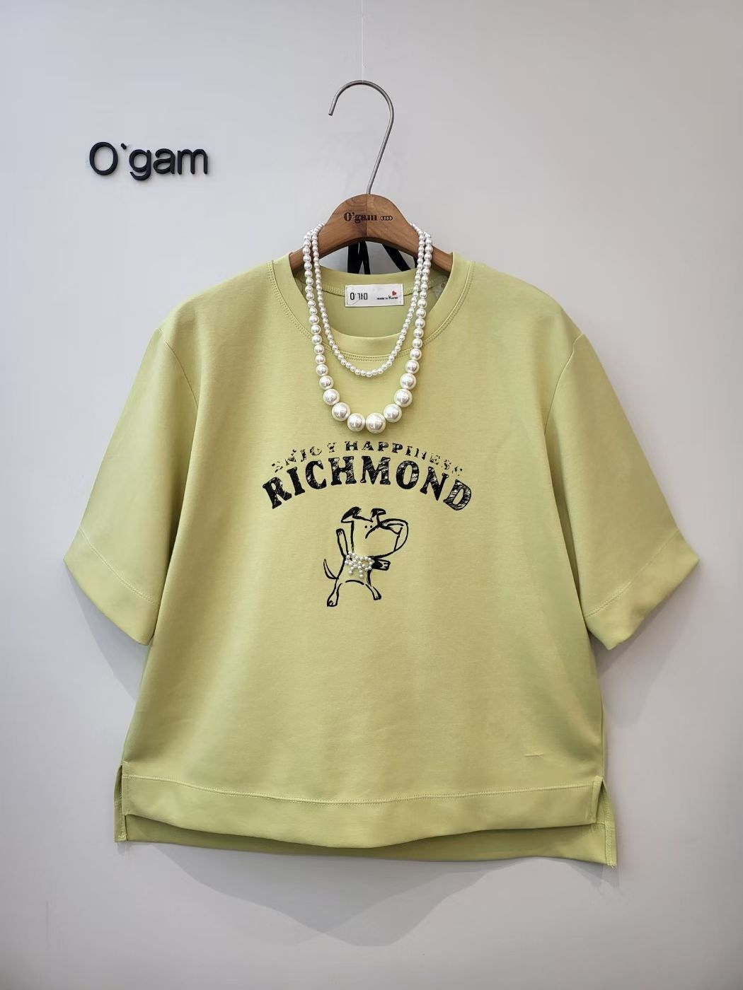 韓國高質狗仔圖案top~156AD