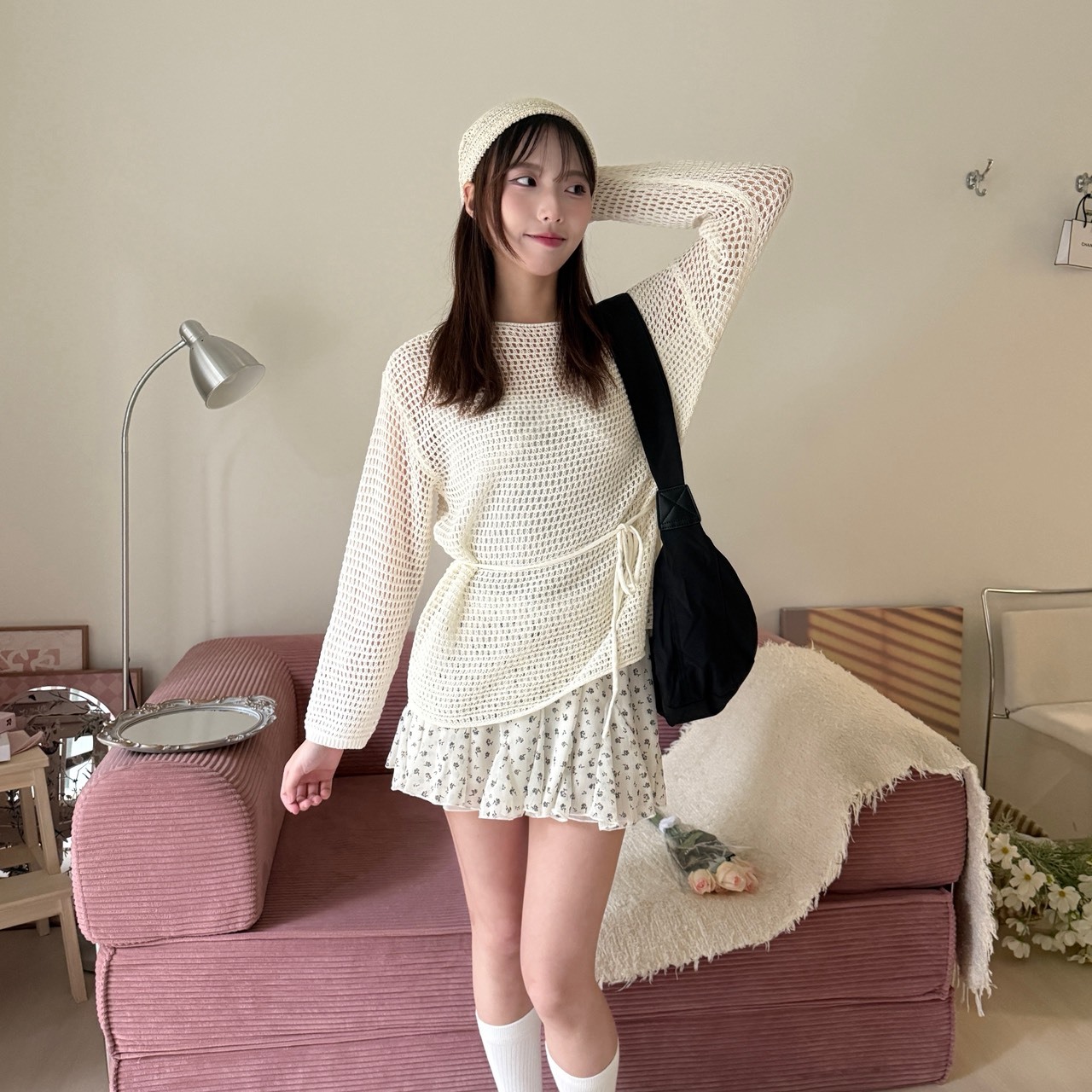 6108 小清新鬆緊碎花短裙 （R）