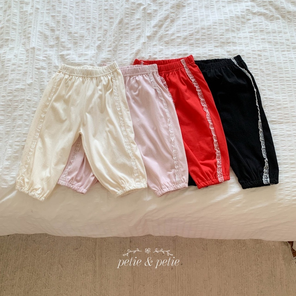 正韓夏Petitpetit 四色蕾絲運動褲