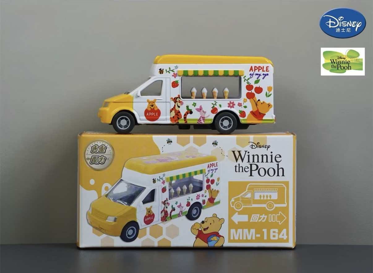 香港合金車/迴力車 - 小熊維尼 雪糕車