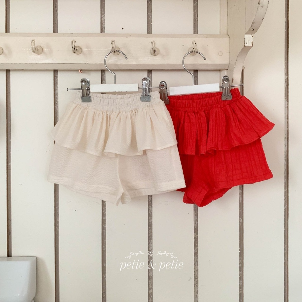 正韓夏Petitpetit 兩色蛋糕短褲