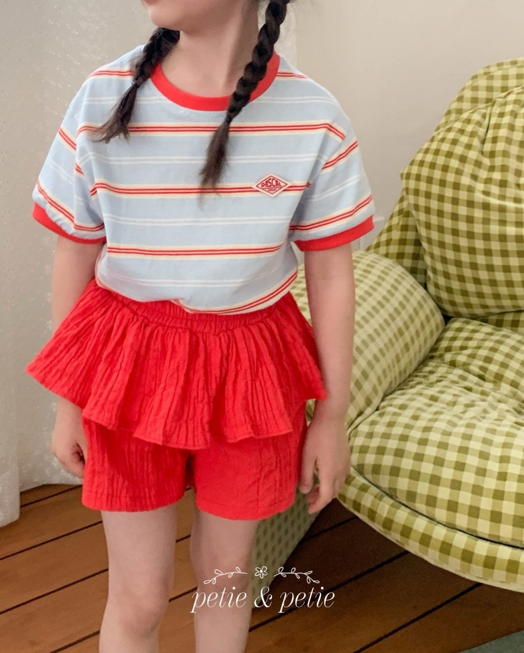正韓夏Petitpetit 兩色蛋糕短褲