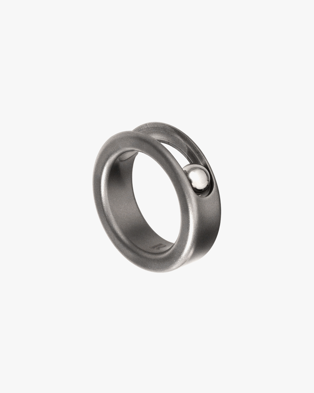 RECOVERY 滾石戒指-鋼珠 (霧銀色)