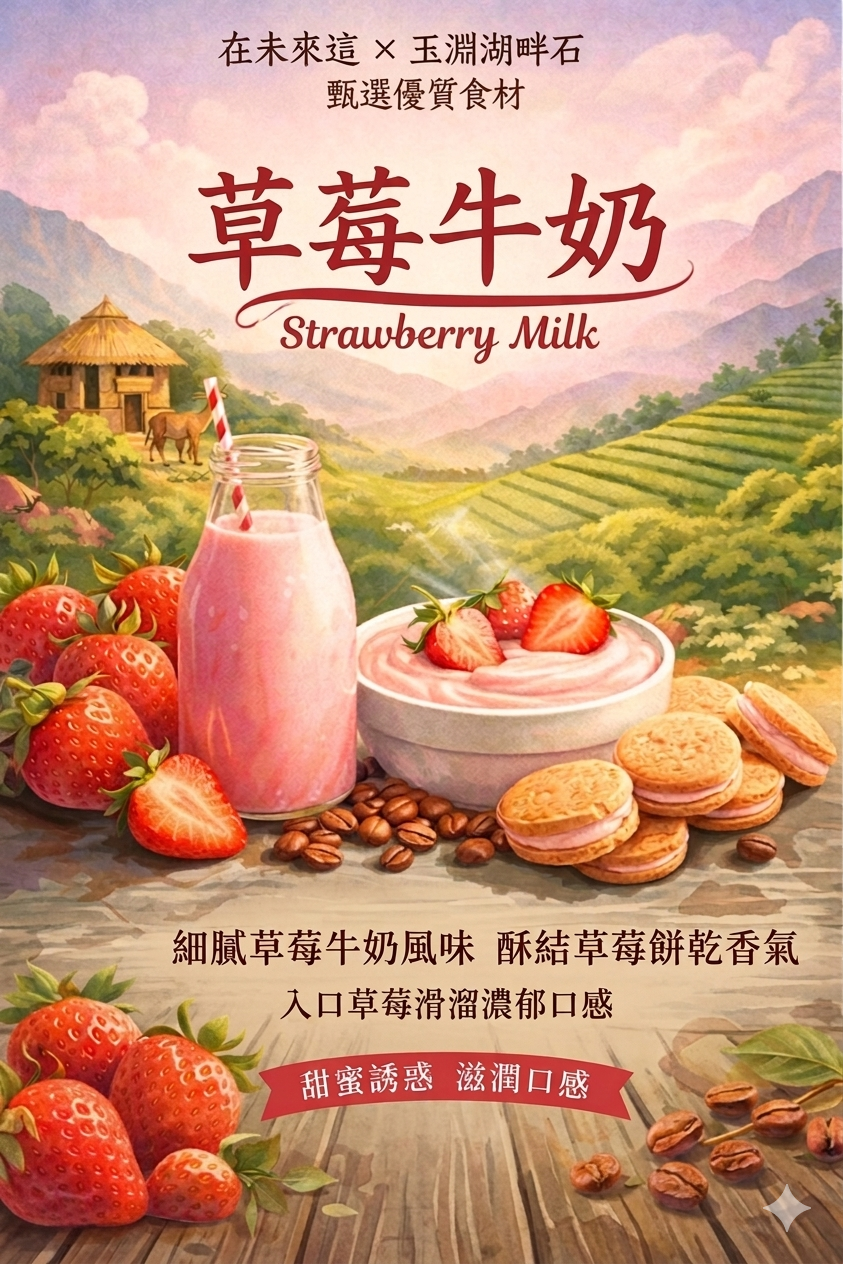 草莓牛奶極緻配方半磅裝買一送一