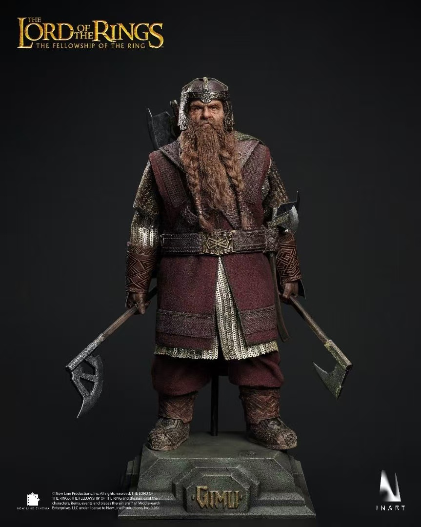 INART 1/6 The Lord of the Rings: Gimli 1/6 Collectible Figure 魔戒 金靂