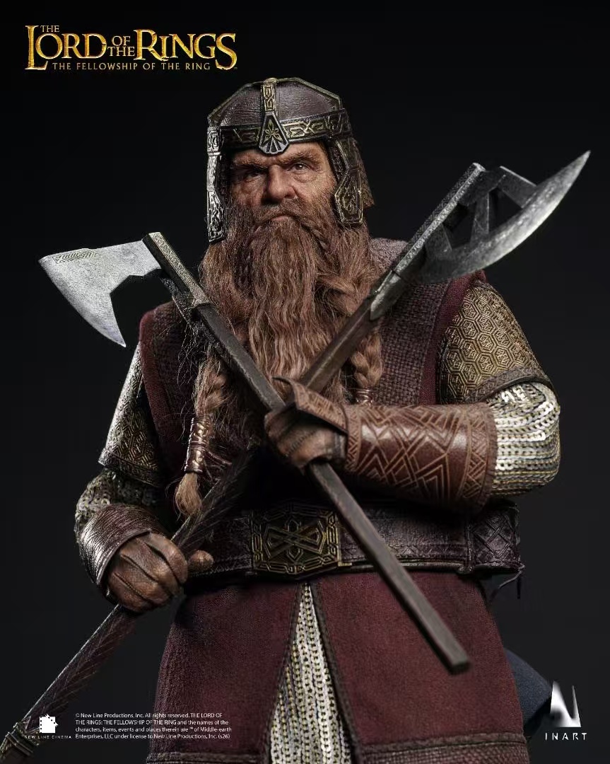 INART 1/6 The Lord of the Rings: Gimli 1/6 Collectible Figure 魔戒 金靂