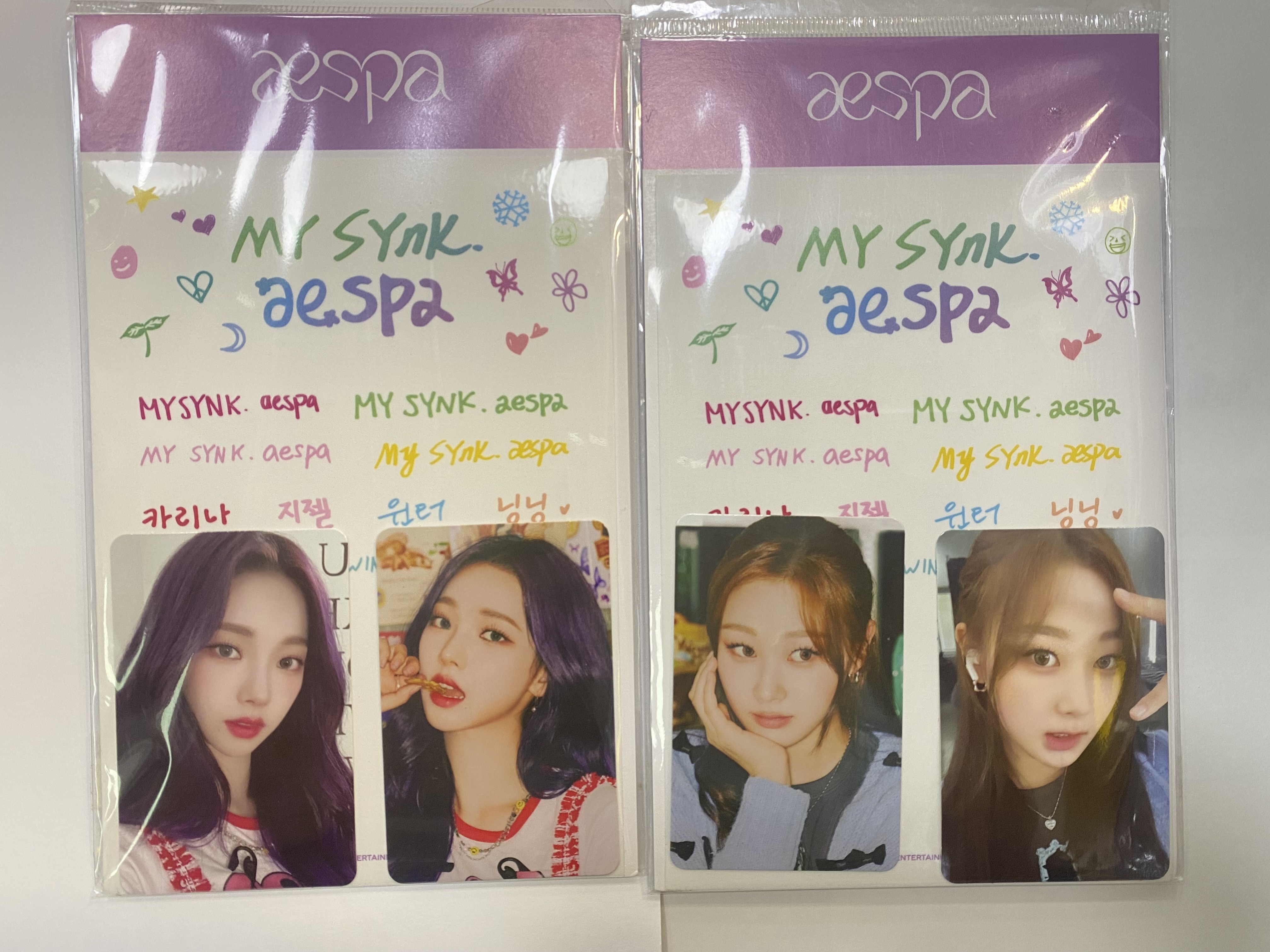 Aespa My Synk Mini photo card  Frame