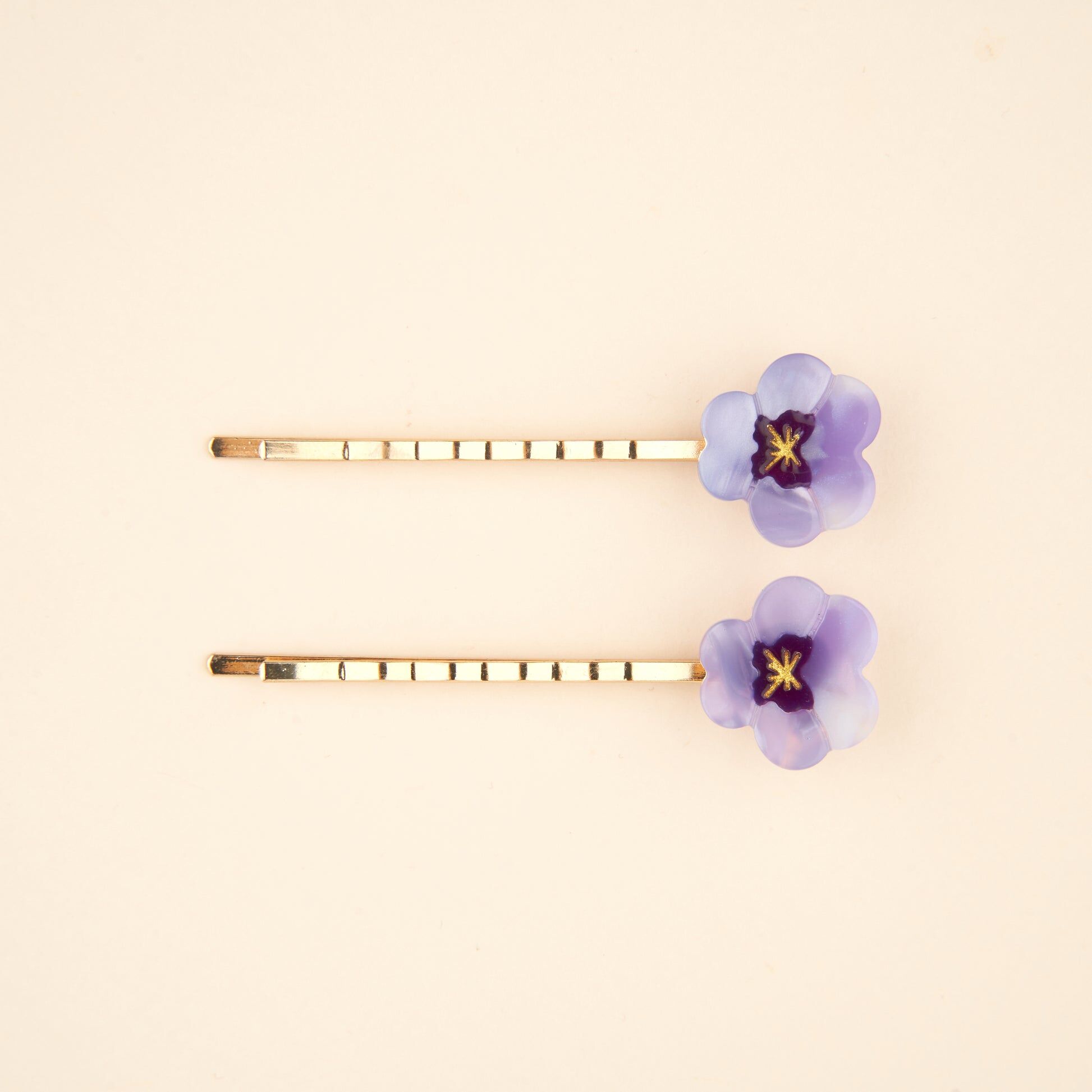 Pansies Bobby Pins｜Coucou Suzette