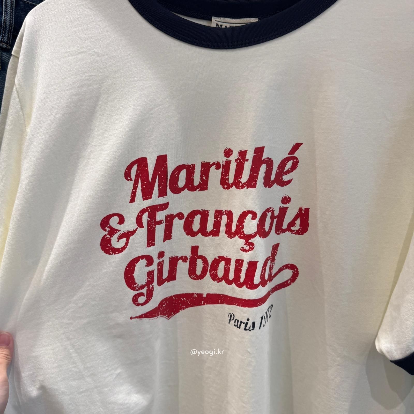 [11/4前入code每件最高可再-$20] MARITHE FRANCOIS GIRBAUD (MFG)｜VINTAGE LOGO RINGER TEE [3 colors]