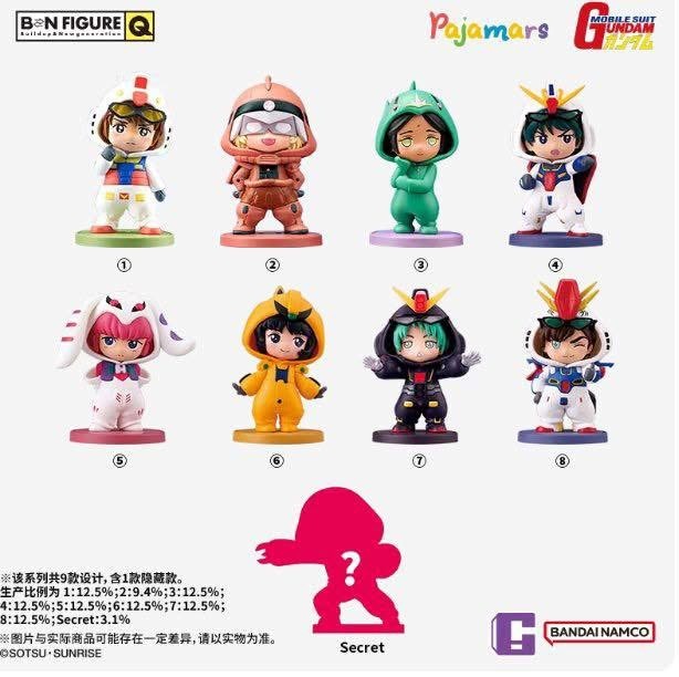 [BN FIGURE Q]《高達 UC》睡衣造型Ver. ( BOX OF 8 )