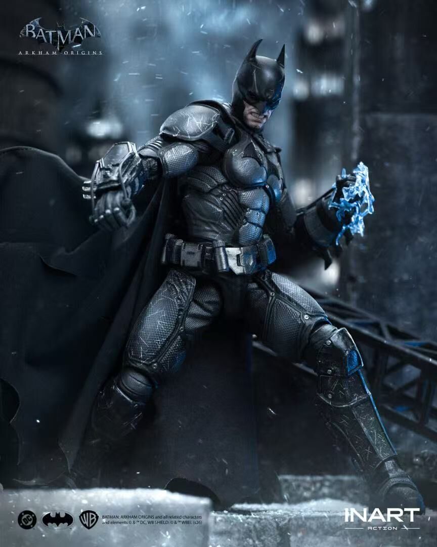 INART Batman: Arkham Origins - Batman (Battle Damaged Version) Action Figure 蝙蝠俠