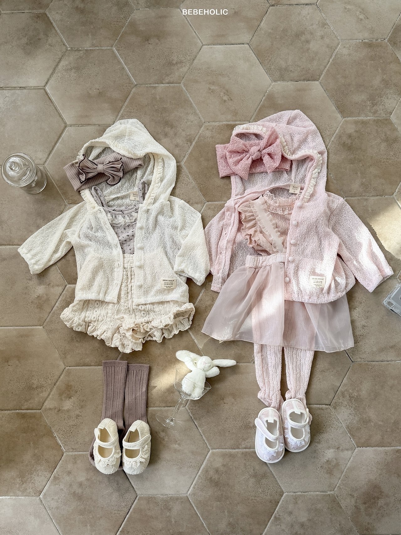 Bebe Holic Lace Hooded Jacket