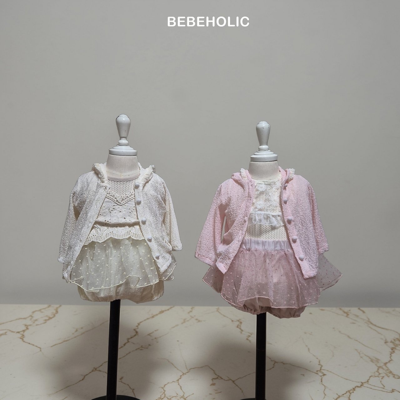 Bebe Holic Lace Hooded Jacket