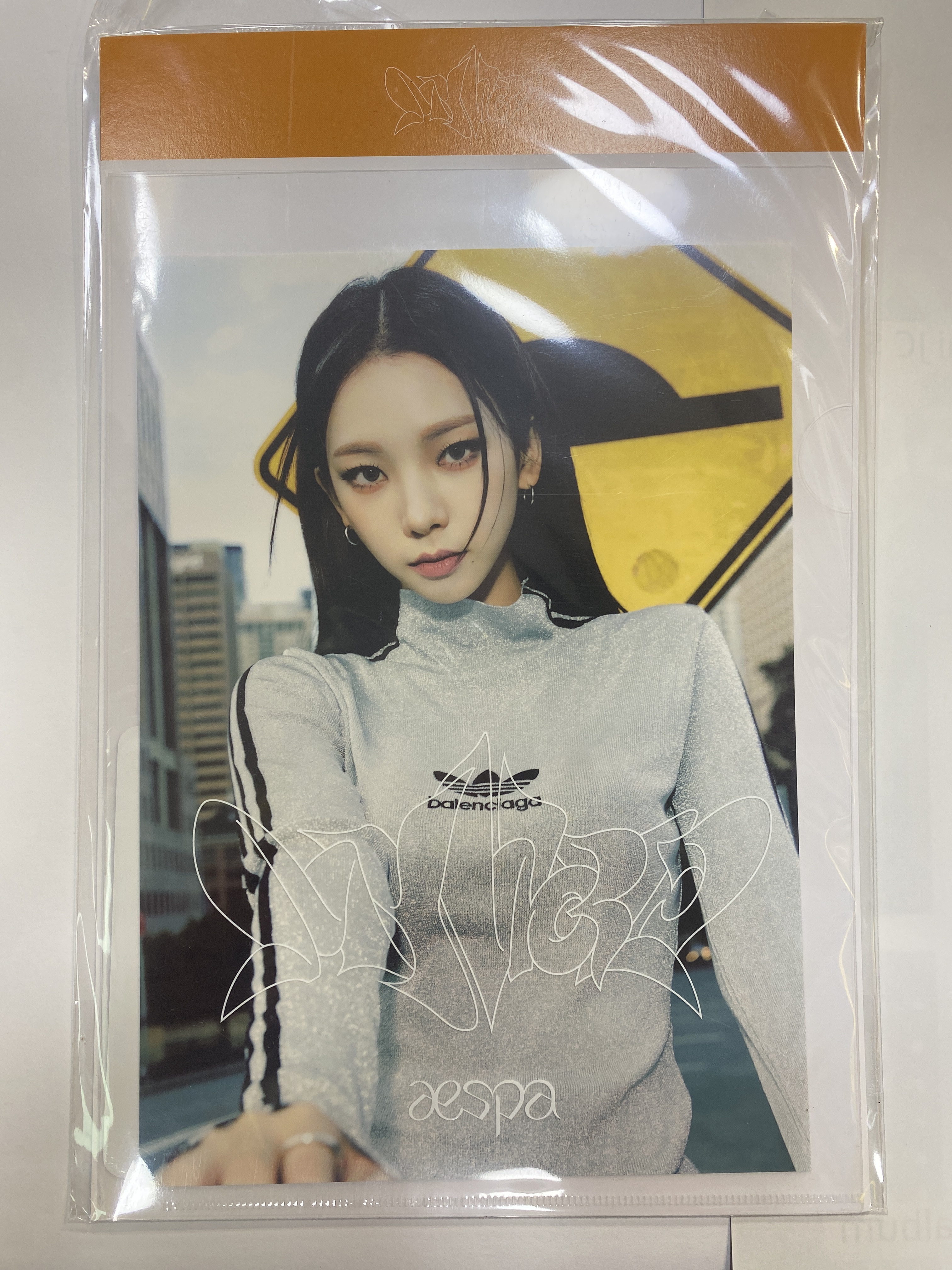 Aespa My world  postcard Hologram card set