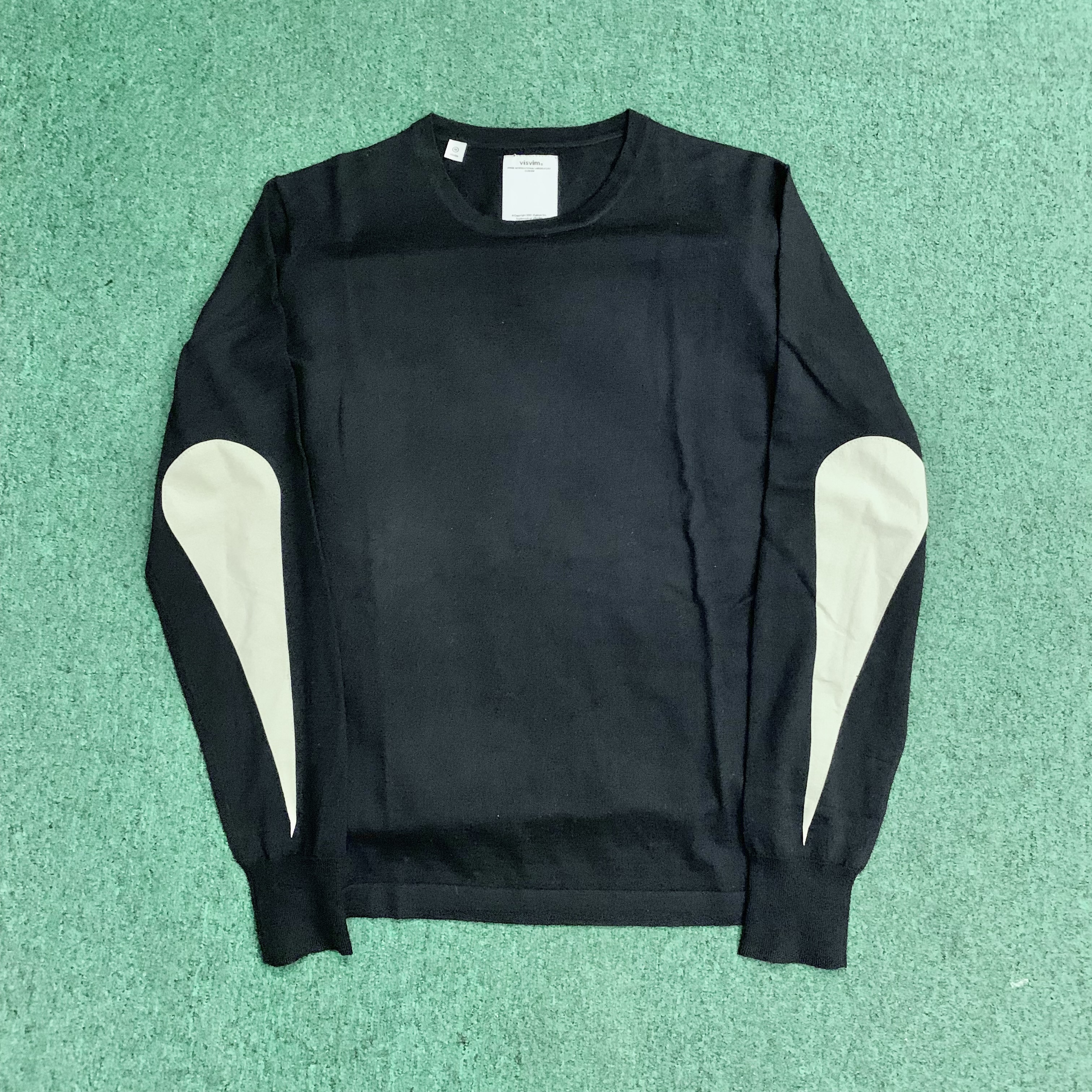 VISVIM ALBACORE CREW KNIT WOOL (( USED A )) 中古美品 - SIZE M IN STOCK NOW (現貨發售中)