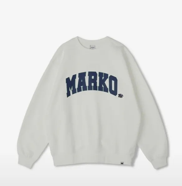 【韓國預購】SKR030424 MARKM ARCH LOGO 圓領衛衣