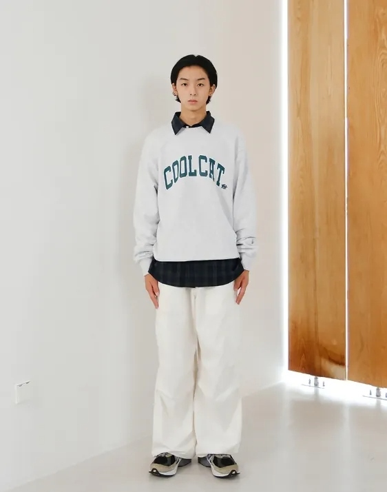 【韓國預購】SKR030424 MARKM ARCH LOGO 圓領衛衣