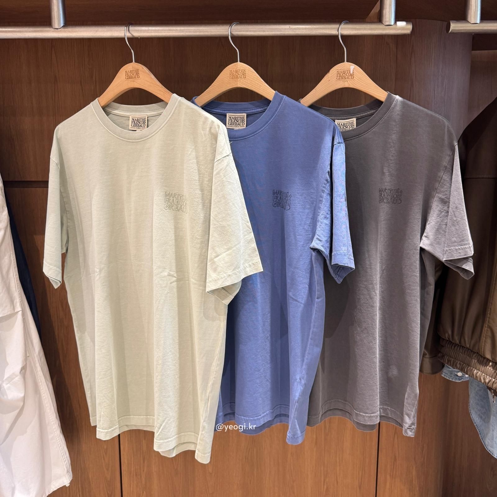 [11/4前入code每件最高可再-$20] MARITHE FRANCOIS GIRBAUD (MFG)｜DRAWING LOGO DYEING TEE [3 colors]