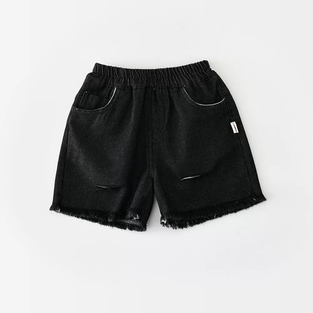 黑色牛仔短褲